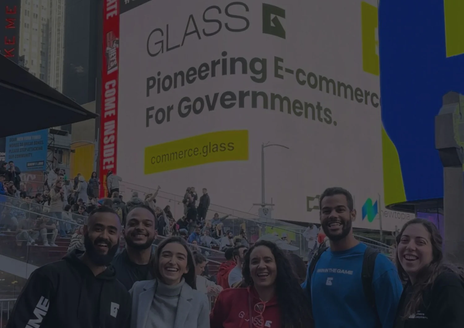 Times Square Welcomes GLASS for the First Time